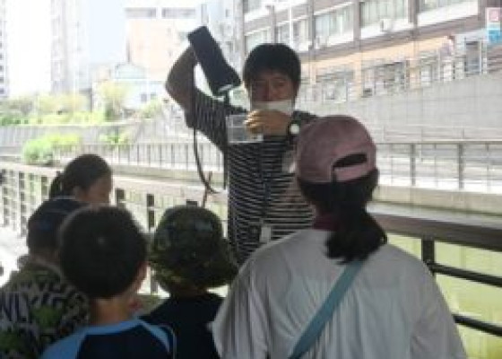 北十間川のいきものワークショップを実施しました