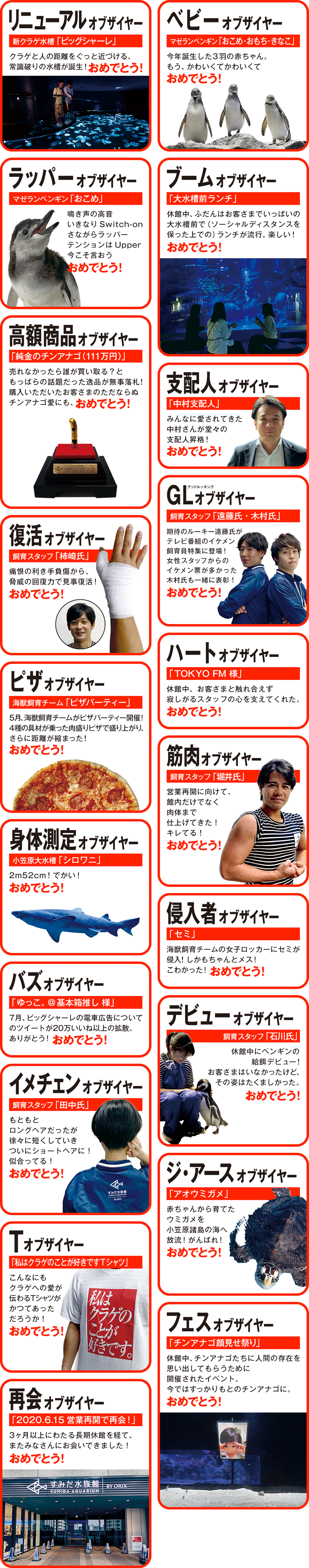 すみだ水族館オブザイヤー 発表 東京スカイツリータウン にある すみだ水族館 公式 すみだ水族館オブザイヤー 発表 東京スカイツリータウン にある すみだ水族館 公式